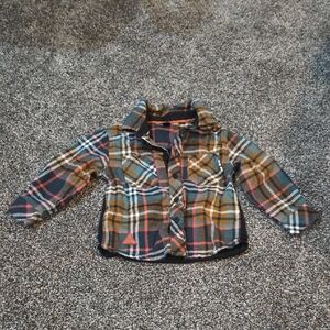 Plaid Button-Up Shirt for Kids